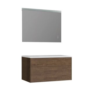 StoneArt Set Venice VE-1000pro Eiche dunkel 100x52