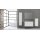 StoneArt Set Venice VE-1000pro Eiche dunkel 100x52