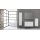 StoneArt Set Venice VE-1000-II dunkelgrau 100x52