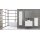 StoneArt Set Venice VE-0800pro-4 Eiche dunkel 80x52