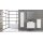 StoneArt Set Venice VE-0800pro-3 dunkelgrau 80x52