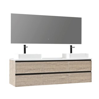 StoneArt Set Monte Carlo MC-1800pro-5 eiche hell 180x52