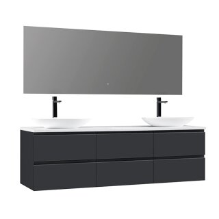 StoneArt Set Monte Carlo MC-1800pro-3 dunkelgrau 180x52