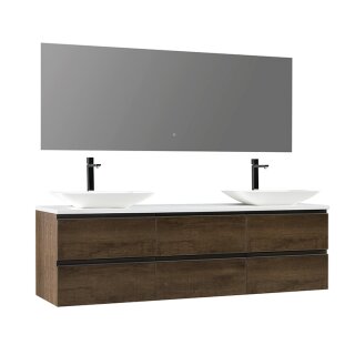 StoneArt Set Monte Carlo MC-1800pro-1 eiche dunkel 180x52