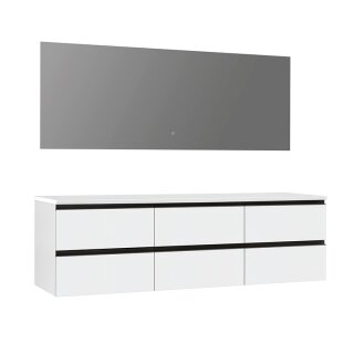 StoneArt Set Monte Carlo MC-1800pro weiß 180x52