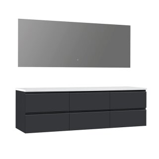 StoneArt Set Monte Carlo MC-1800pro dunkelgrau 180x52