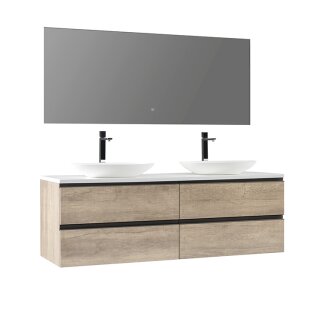 StoneArt Set Monte Carlo MC-1600pro-3 eiche hell 160x52