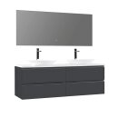 StoneArt Set Monte Carlo MC-1600pro-3 dunkelgrau 160x52