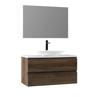 StoneArt Set Monte Carlo MC-1000pro-3 eiche dunkel 100x52