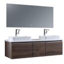 StoneArt Set Milano ME-1600pro-5 Eiche dunkel 160x45