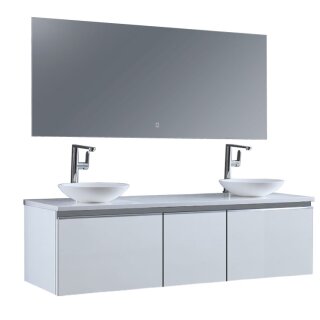 StoneArt Set Milano ME-1600pro-4 weiß 160x45
