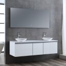 StoneArt Set Milano ME-1600pro-4 weiß 160x45