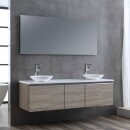 StoneArt Set Milano ME-1600pro-4 Eiche hell 160x45