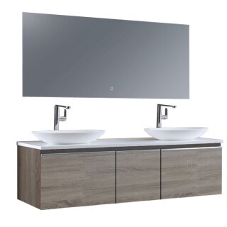 StoneArt Set Milano ME-1600pro-3 Eiche hell 160x45