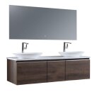 StoneArt Set Milano ME-1600pro-3 Eiche dunkel 160x45