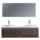 StoneArt Set Milano ME-1600pro-3 Eiche dunkel 160x45
