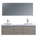 StoneArt Set Milano ME-1600pro-2 Eiche hell 160x45