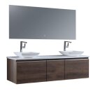 StoneArt Set Milano ME-1600pro-2 Eiche dunkel 160x45