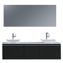 StoneArt Set Milano ME-1600pro-2 dunkelgrau 160x45