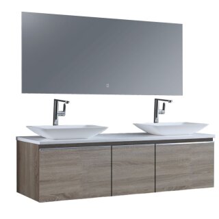 StoneArt Set Milano ME-1600pro-1 Eiche hell 160x45