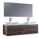 StoneArt Set Milano ME-1600pro-1 Eiche dunkel 160x45