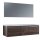 StoneArt Set Milano ME-1600pro Eiche dunkel 160x45
