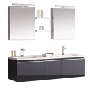 StoneArt Set Milano ME-1600-1 dunkelgrau 160x45