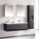 StoneArt Set Milano ME-1400-1 dunkelgrau 140x45