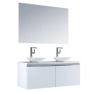StoneArt Set Milano ME-1200pro-4 weiß 120x45