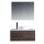 StoneArt Set Milano ME-1000pro-6 Eiche dunkel 100x45