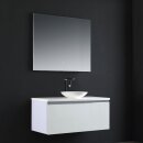 StoneArt Set Milano ME-1000pro-4 weiß 100x45