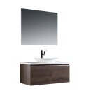 StoneArt Set Milano ME-1000pro-3 Eiche dunkel 100x45
