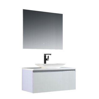 StoneArt Set Milano ME-1000pro-1 weiß 100x45