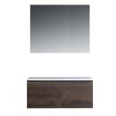 StoneArt Set Milano ME-1000pro Eiche dunkel 100x45