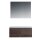 StoneArt Set Milano ME-1000pro Eiche dunkel 100x45