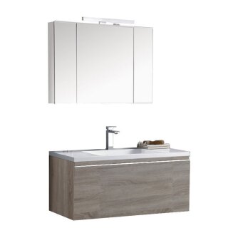 StoneArt Set Milano ME-1000-1 Eiche hell 100x45