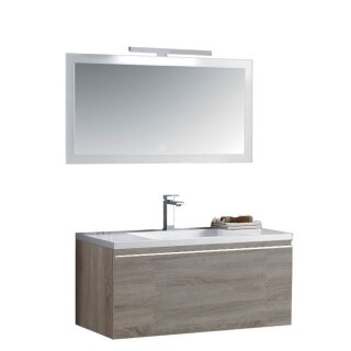 StoneArt Set Milano ME-1000 Eiche hell 100x45