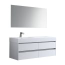 StoneArt Set Mailand ML-1400 weiß matt 140x48 links