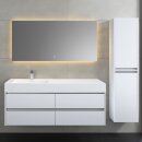 StoneArt Set Mailand ML-1400 weiß matt 140x48 links