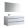 StoneArt Set Mailand ML-1400 weiß glänzend 140x48 links