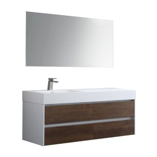 StoneArt Set Mailand ML-1400 Eiche dunkel 140x48 links
