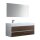 StoneArt Set Mailand ML-1400 Eiche dunkel 140x48 links
