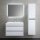 StoneArt Set Mailand ML-0800 weiß matt 80x48