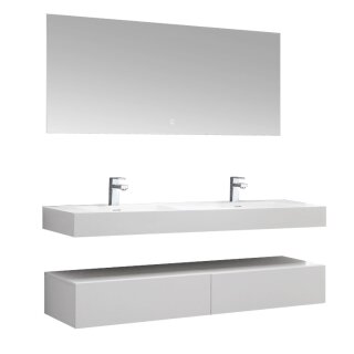StoneArt Set LP4516 weiß 160x48cm matt