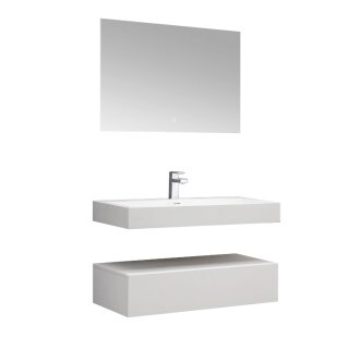 StoneArt Set LP4510 weiß 100x48cm glänzend