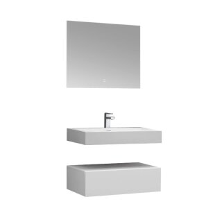 StoneArt Set LP4508 weiß 80x48cm matt