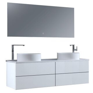 StoneArt Set Brugge BU-1601pro-6 weiß 160x50