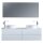 StoneArt Set Brugge BU-1601pro-6 weiß 160x50