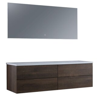 StoneArt Set Brugge BU-1601pro Eiche dunkel 160x50