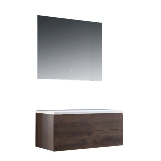StoneArt Set Brugge BU-1001pro Eiche dunkel 100x50